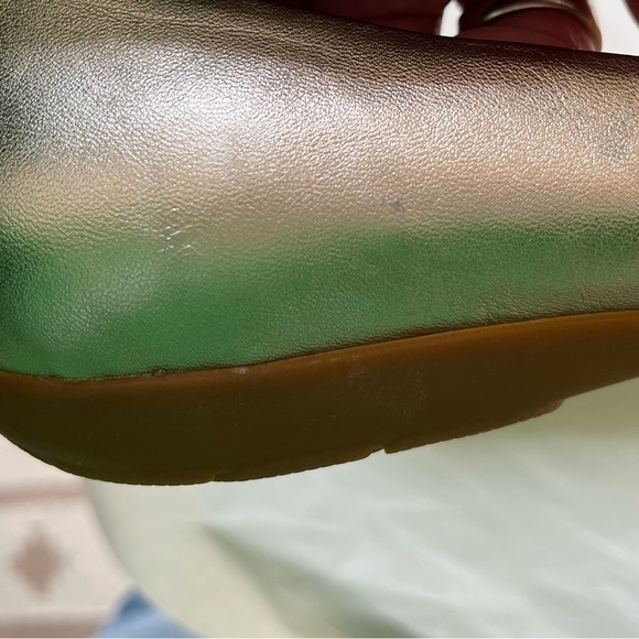 abeo Taylin Bio System Mettalic Gold Ballet Flat Comfort Shoe Womens Sz 8.5N EUC - Picture 8 of 13